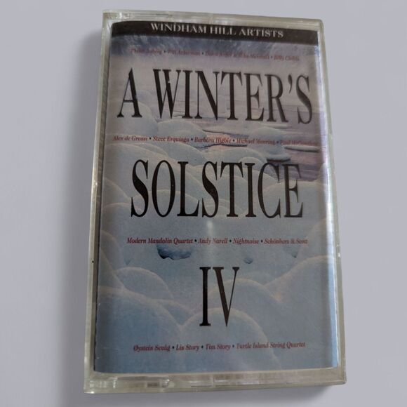 A Winters Solstice IV Windham Hill Artists Various Cassette 1993 Carol Of Bells - Picture 1 of 3
